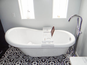 Bathroom Remodel with beautiful open bath tub
